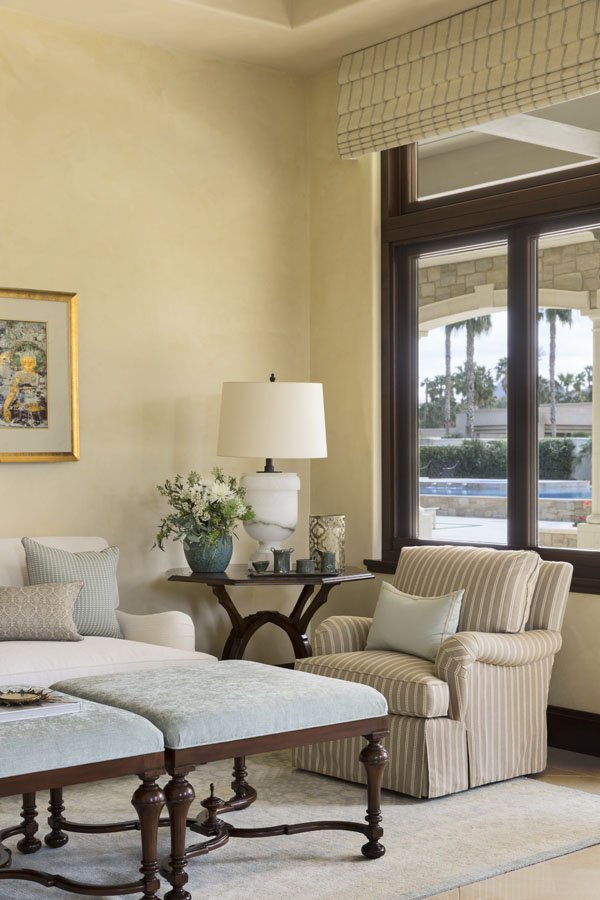 Elegant Sitting Area in Palm Desert, CA Home