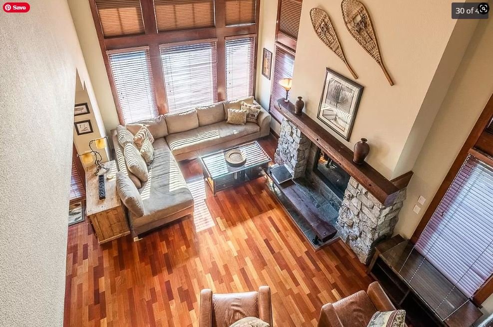 Before Remodel - Living Room High View
