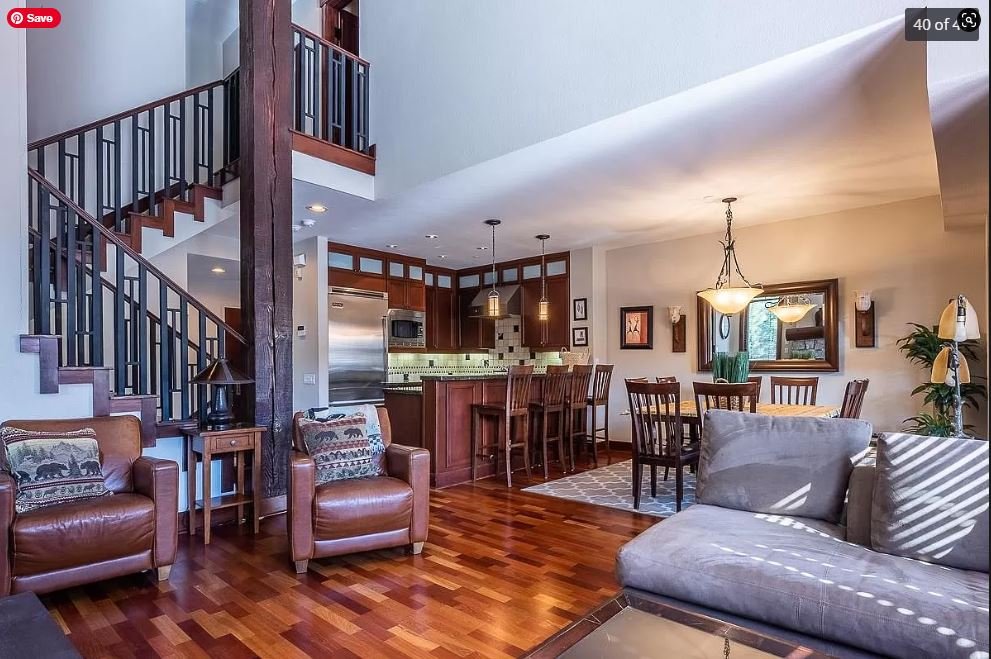 Juniper Crest Remodel - Before Living Room and Kitchen