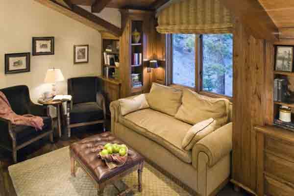 Cozy Rustic Sitting Area in Mammoth Lakes, CA