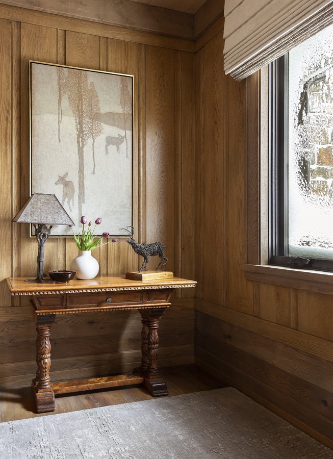 Rustic Elegance: Master Bedroom Suite Corner in Mammoth Lakes, CA