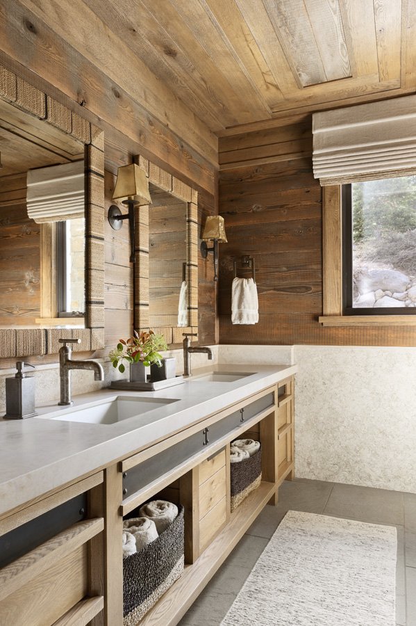 Custom Guest Bathroom in Mammoth Lakes, CA 