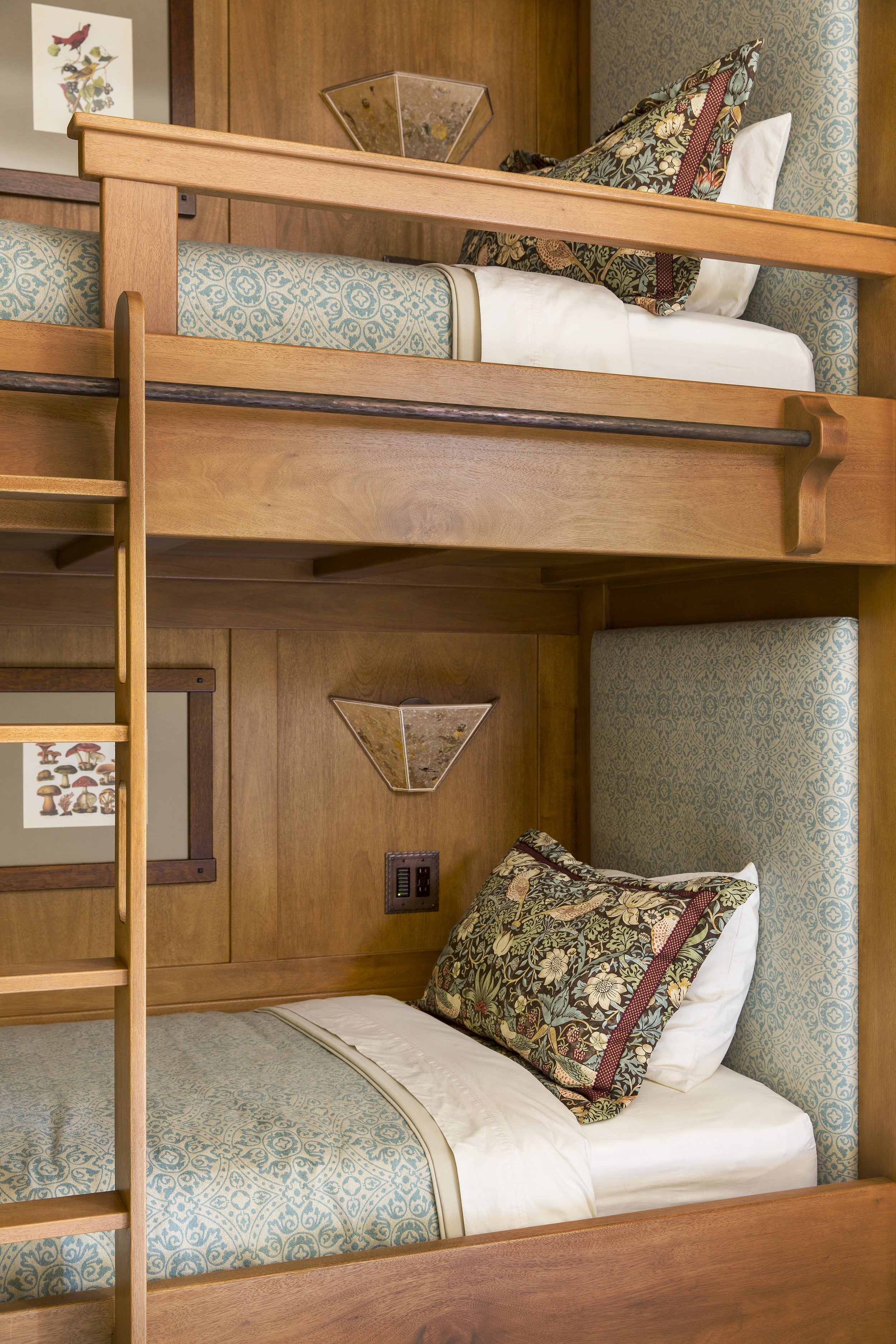 Custom Made Kids Bunk Bed Room in Martis Camp, Tahoe CA