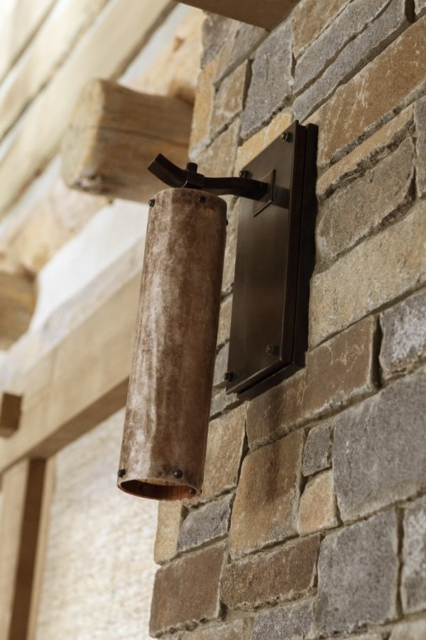  Rustic Wall-Mounted Light Fixture Pendant in Mammoth Lakes, CA