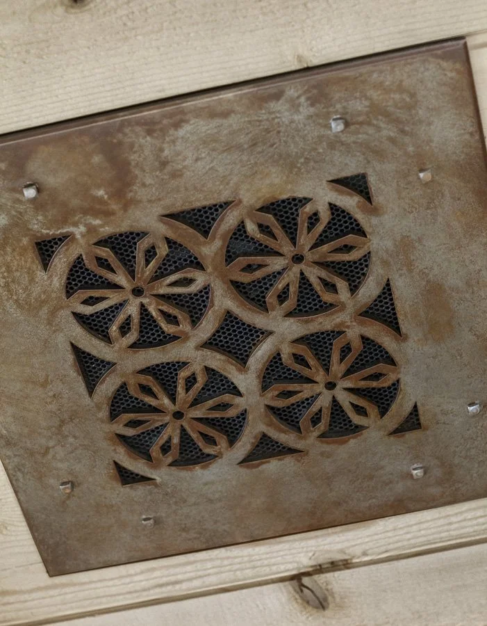 Custom Decorative Vent Cover in Mammoth Lakes, CA Home