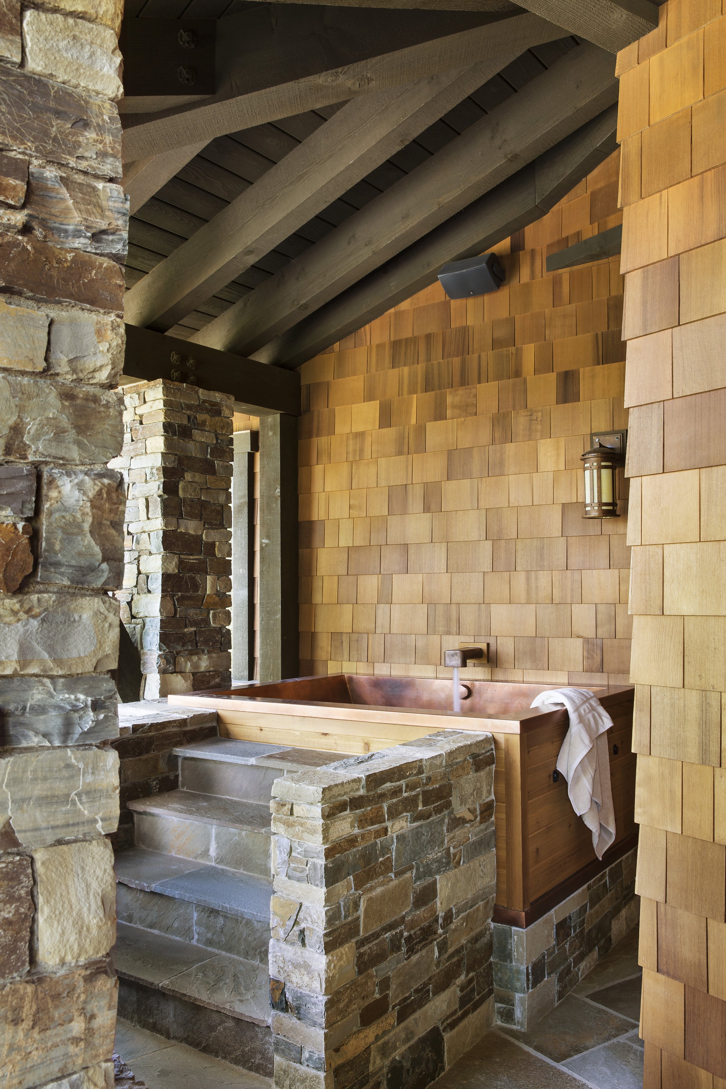 Martis Camp Tahoe, CA  Spa with Metalwork