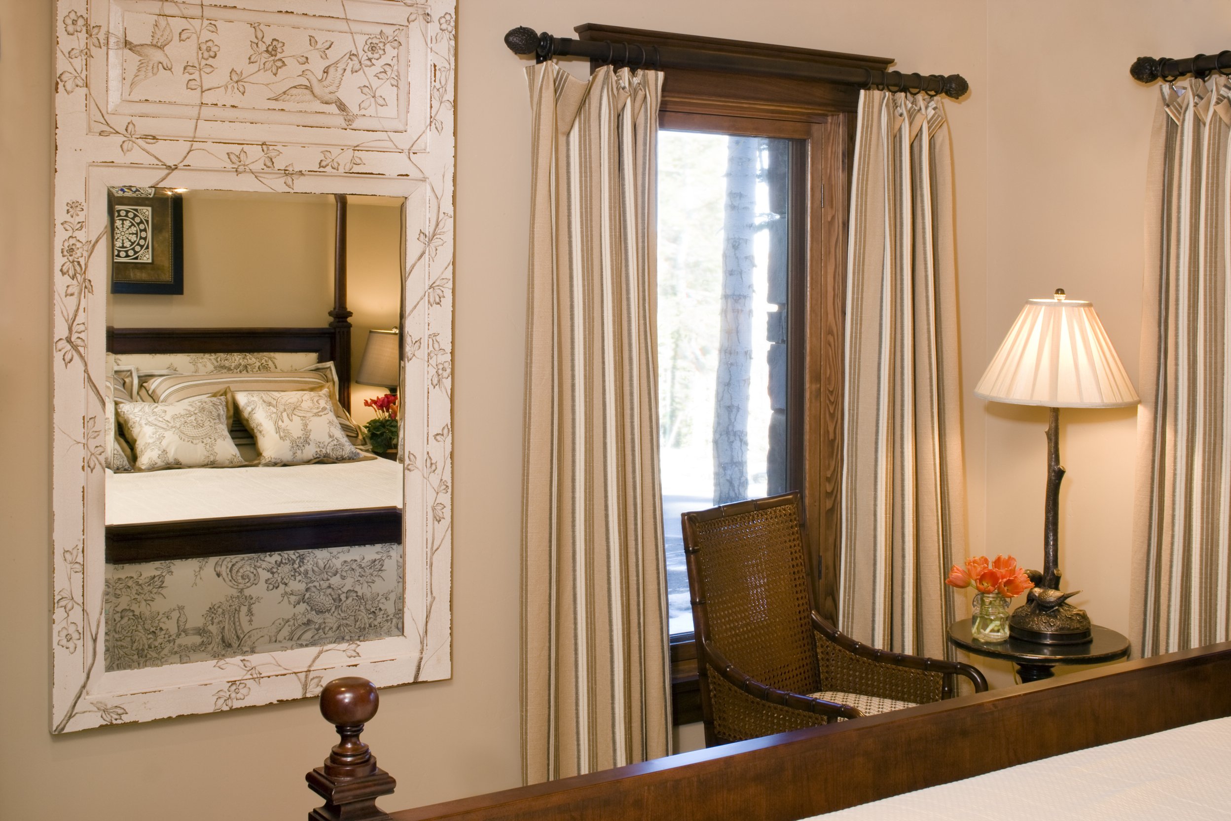 Rustic Bedroom Window in Mammoth Lakes, CA