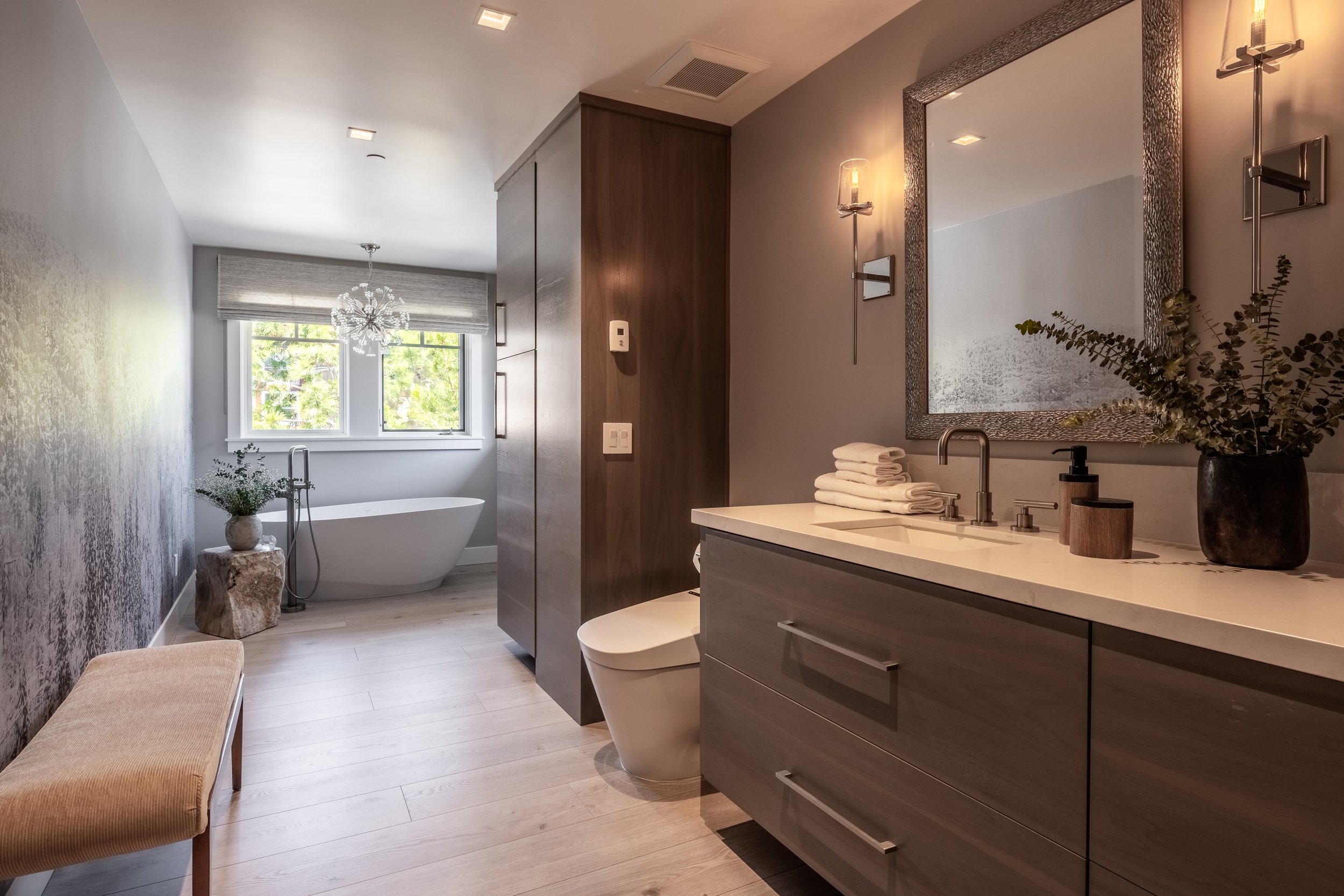 Bathroom Renovation Custom Modern Primary Bathroom in Mammoth Lakes, CA