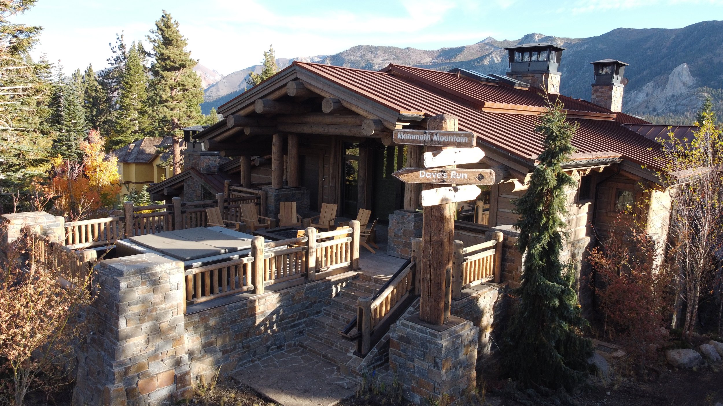 Custom Build with Mammoth Sign in Mammoth Lakes, CA