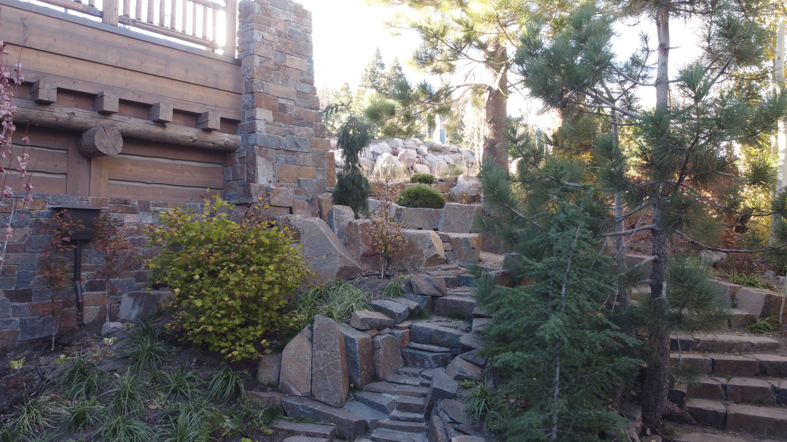 Exterior of Mammoth Lakes, CA Custom Build 