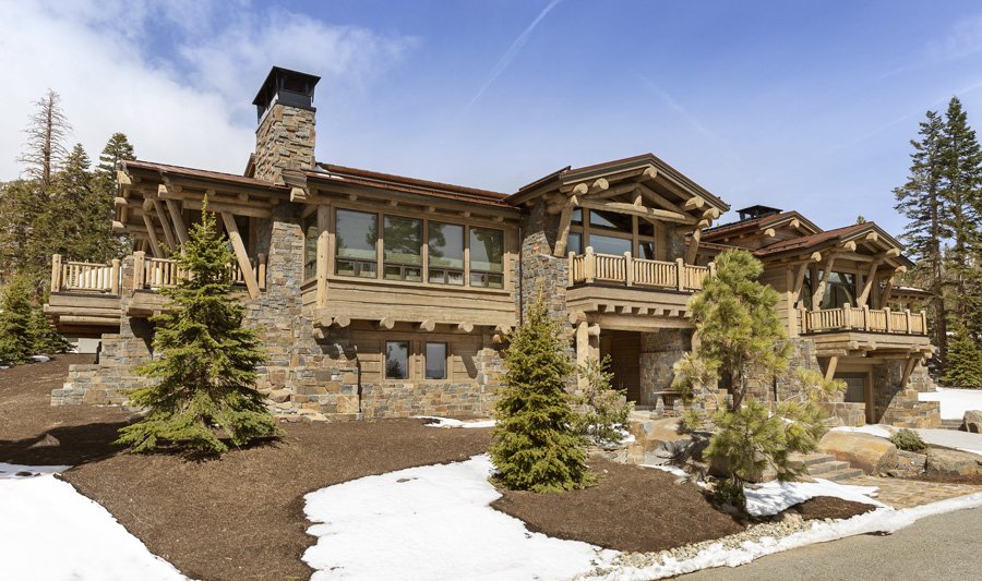 Mammoth Lakes Luxury Mansion Modern Mountain Exeterior